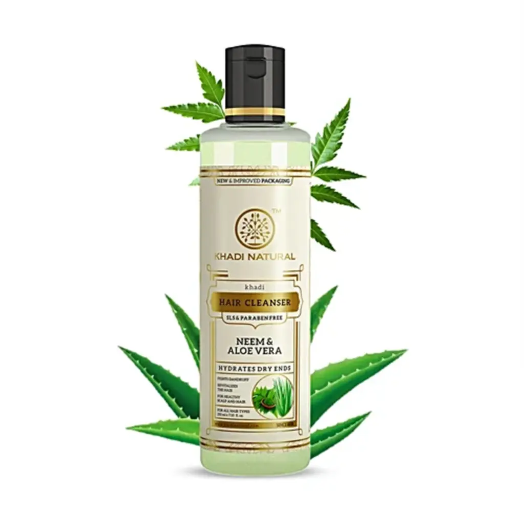 Khadi Natural Neem and Aloe Vera Hair Cleanser