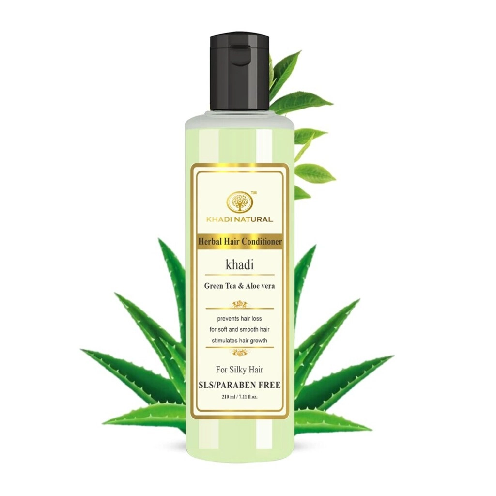Khadi Natural Green Tea & Aloe Vera Hair Conditioner 