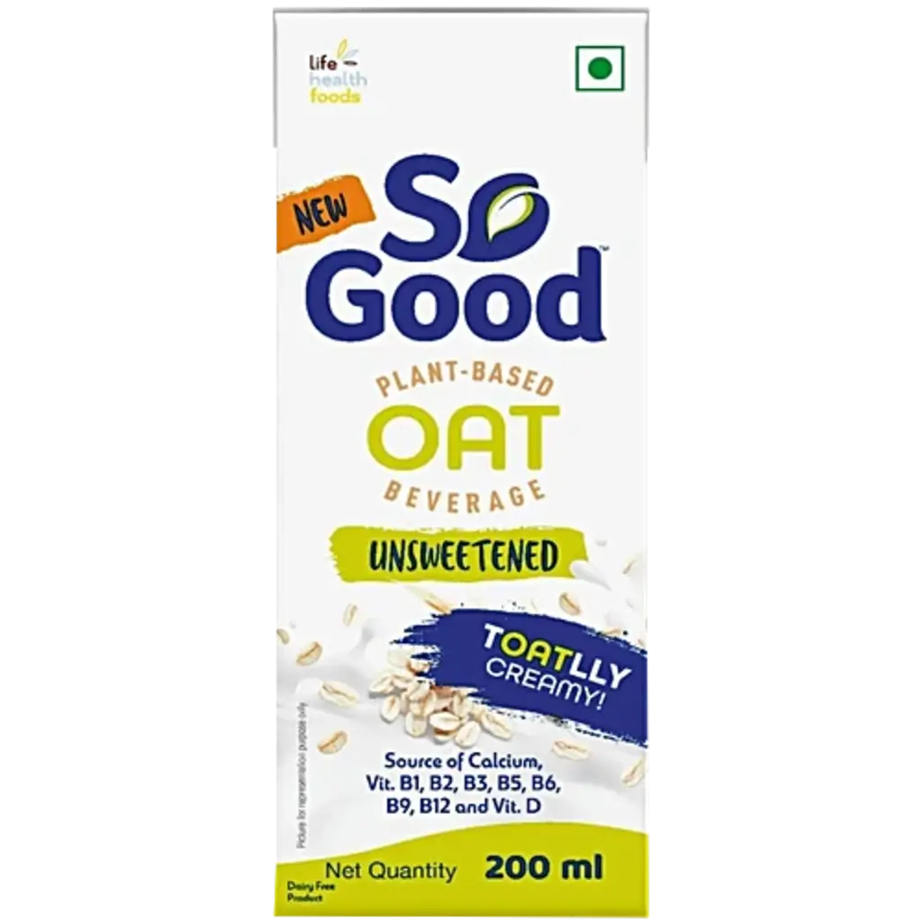 So Good Plant-Based Oat Beverage Unsweetened