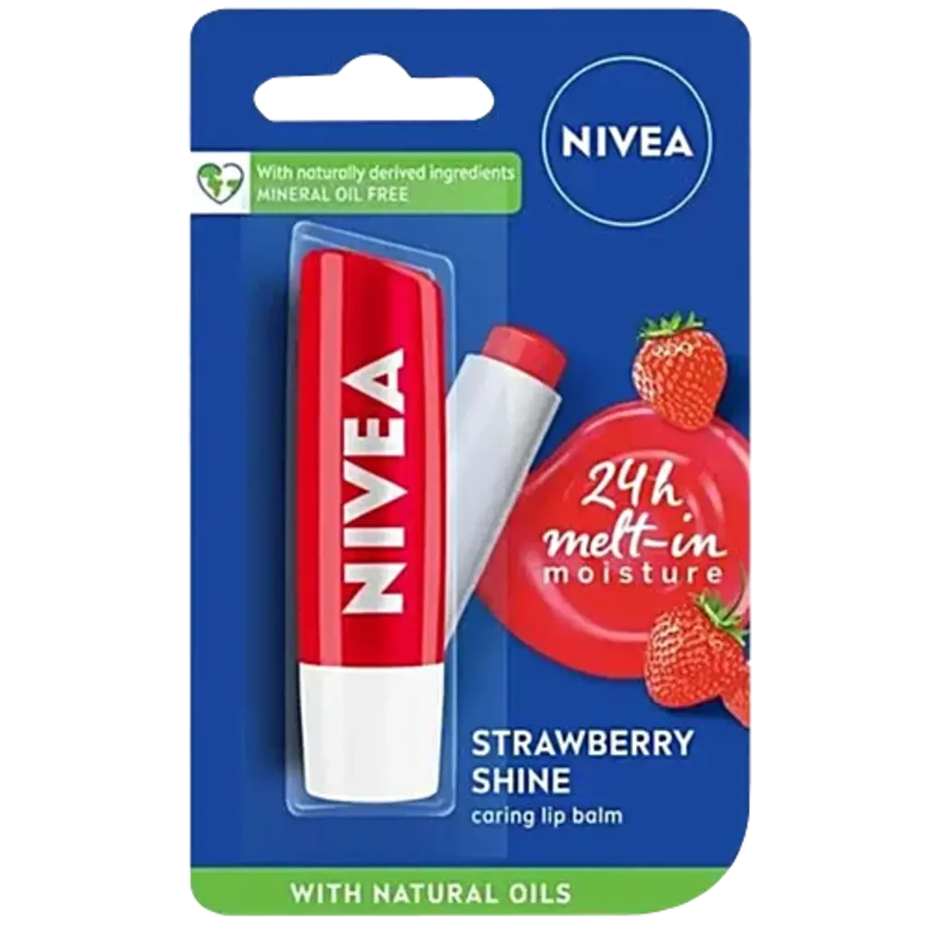 Nivea Strawberry Shine Caring Lip Balm
