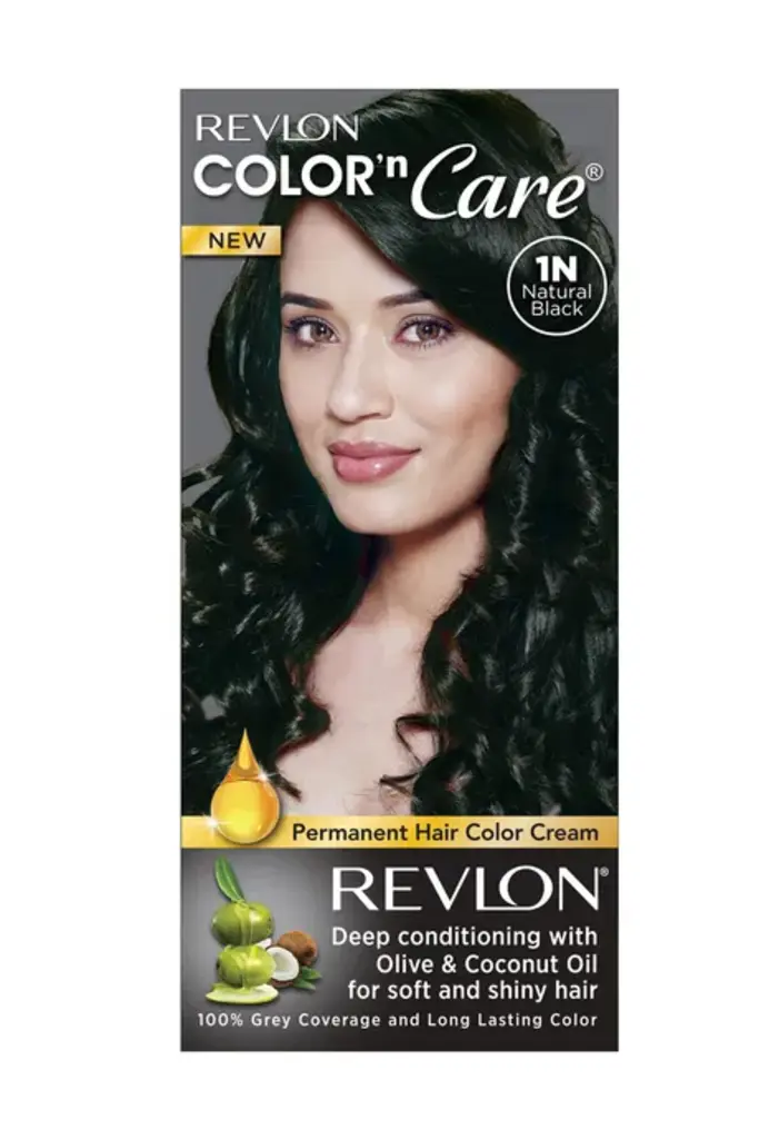Revlon Color N Care Permanent Hair Color Cream Natural Black 1N
