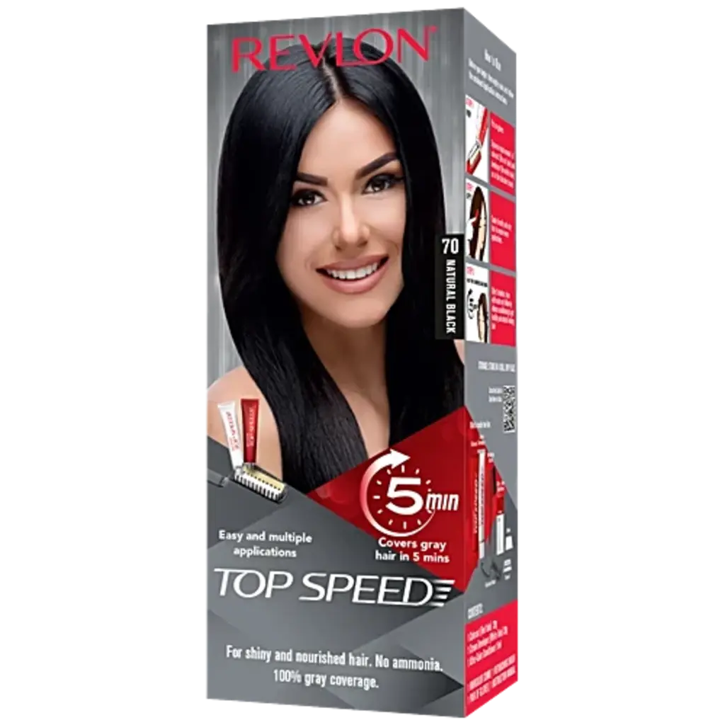 Revlon Top Speed Hair Colour for Women Natural Black 70