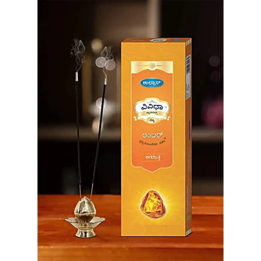 Ullas Vividha Naturals Amber Incense Sticks