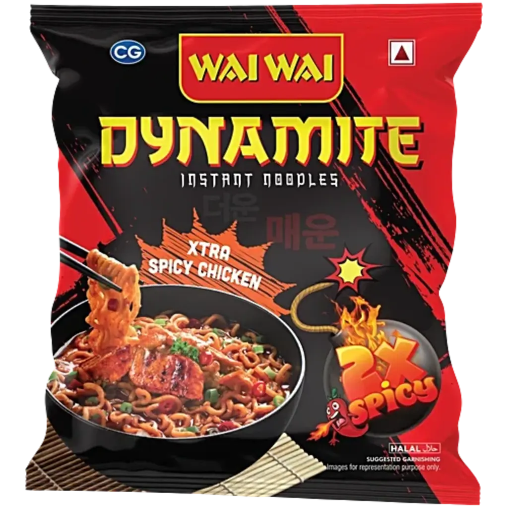 Wai Wai Dynamite Xtra Spicy Chicken Instant Noodles