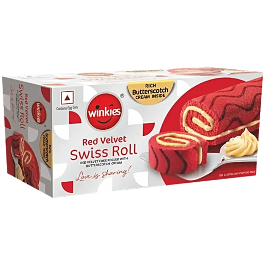 Winkies Red Velvet Swiss Roll