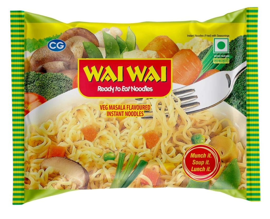 Wai Wai 1-2-3 Noodles Veg