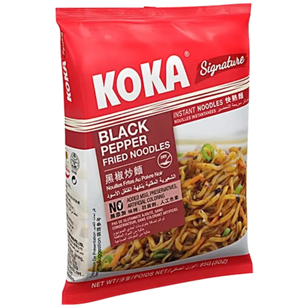 Koka Instant Noodles Black Pepper Fried