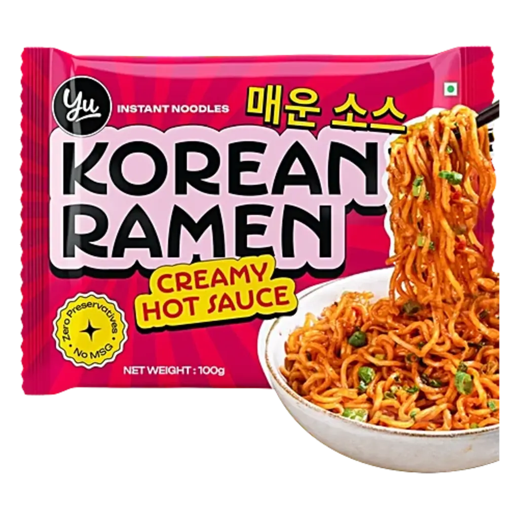 Yu Creamy Hot Sauce Korean Ramen Instant Noodles