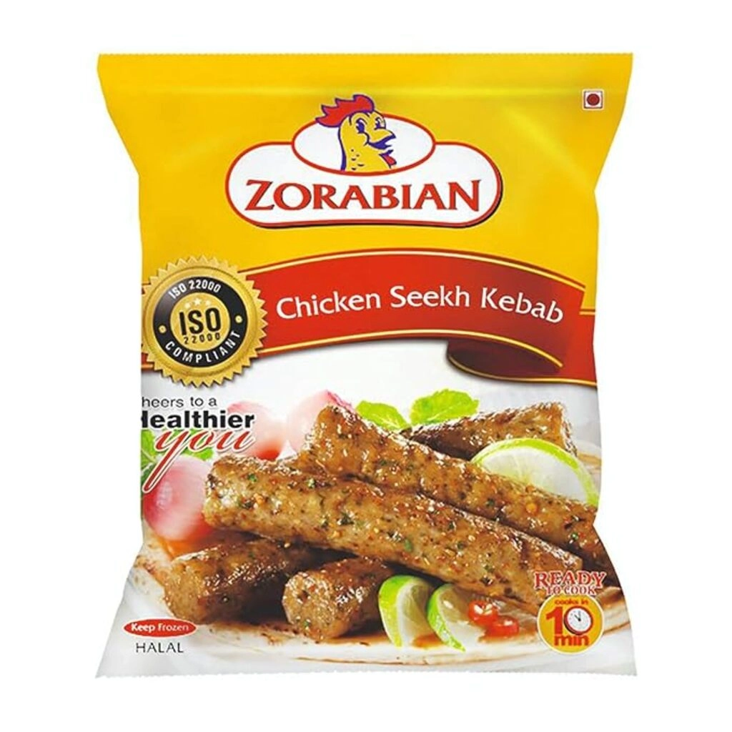 Zorabian Chicken Seekh Kabab