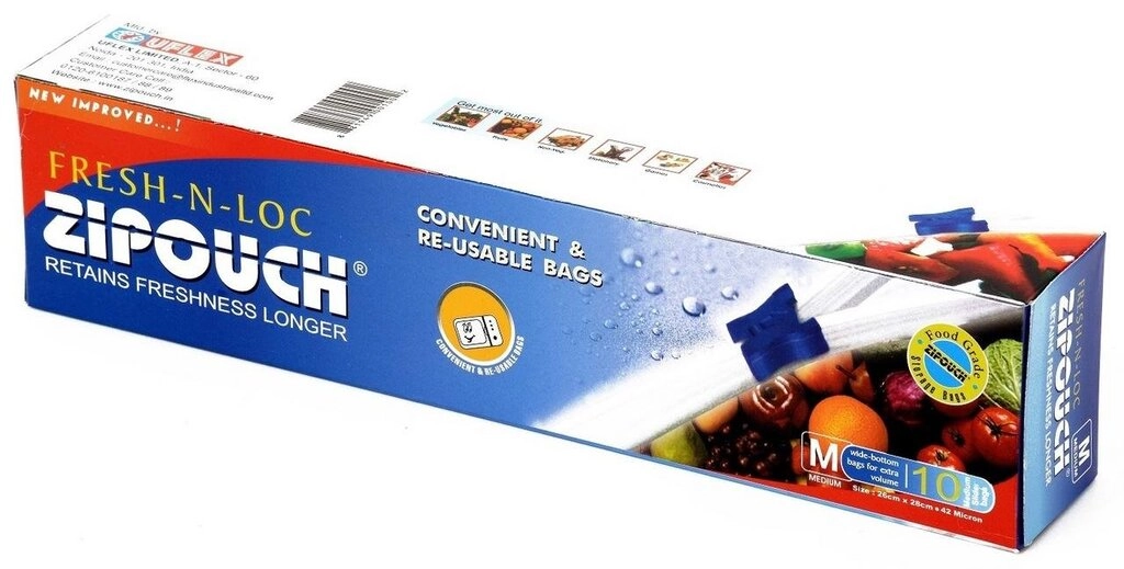 Zipouch Freeze Bag Press N Lock Medium