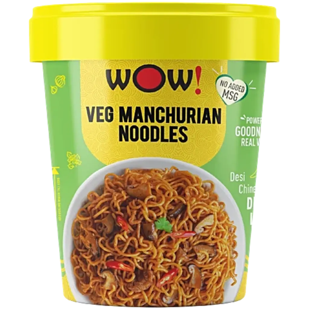 Wow Noodles Veg Manchurian Cup Noodles