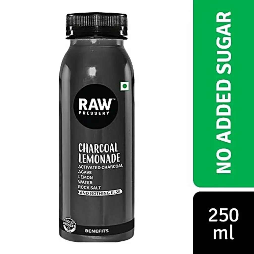 Raw Pressery Charcoal Lemonade Juice