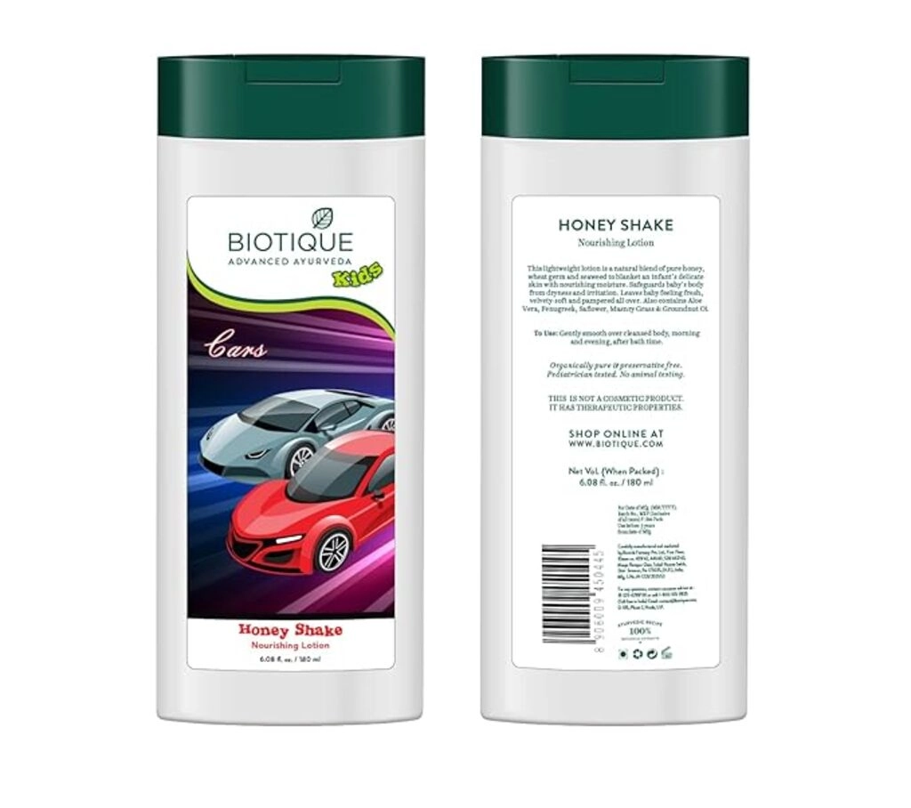 Biotique Kids Disney Cars Honey Shake Lotion