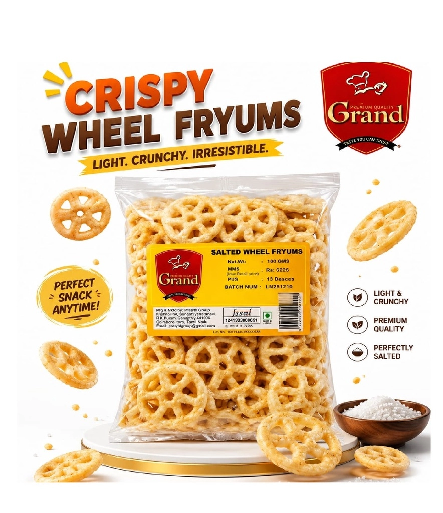 Grand Salted Wheel Fryms