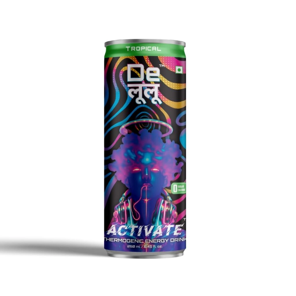 Delulu Activate Energy Drink Zero Sugar Tropical