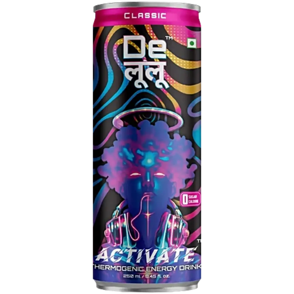 Delulu Activate Energy Drink Zero Sugar Classic