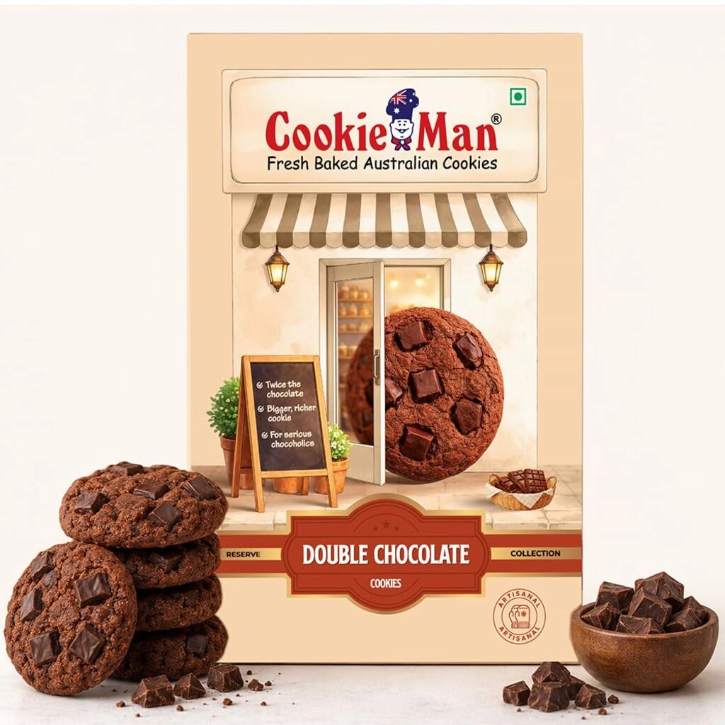 CookieMan Premium Double Chocolate Cookies