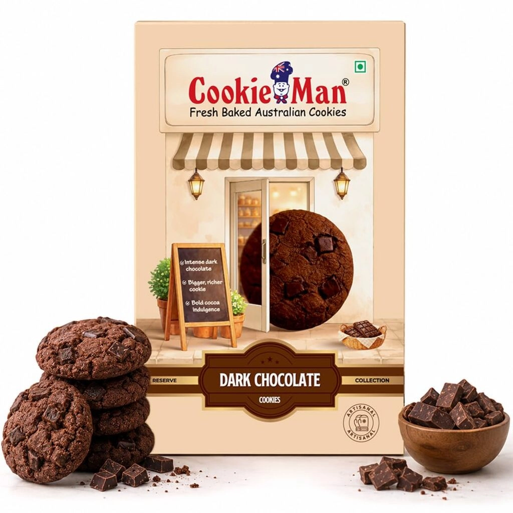 CookieMan Premium Dark Chocolate Cookies