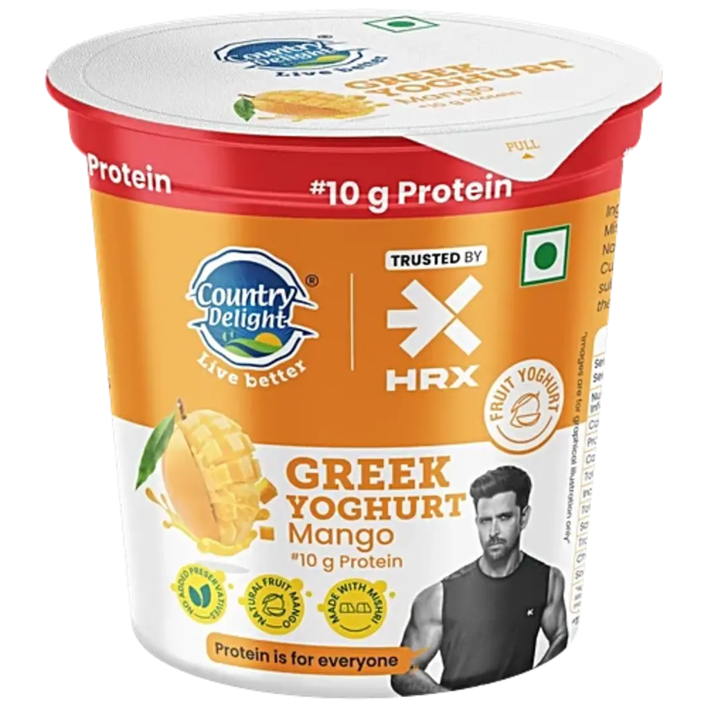 Country Delight 10g Protein Mango Greek Yoghurt