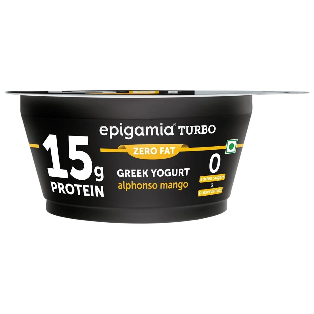 Epigamia Turbo 15g Protein Yogurt Alphonso Mango
