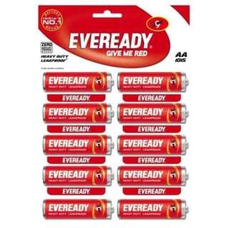 Eveready Battery Red AA 1015
