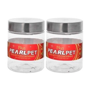 Pearl Pet Jar Plus Steel 2Pcs Set