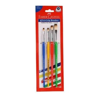 Faber Castell Paint Brush 4 Tri Grip Flat 116402