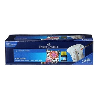 Faber Castell Fabric Paint 12 Colour 1410507