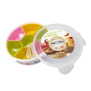 Nayasa Plastic Masala Box Smart Lock NP 3328