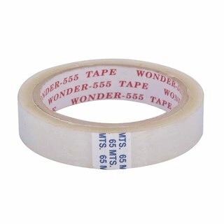 Wonder 555 Cello Tape 1 Inch Transparent