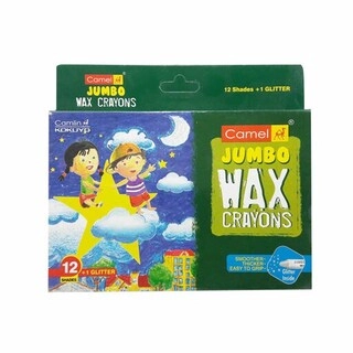 Camel Wax Crayons 12 Shades Jumbo 4523555
