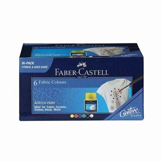 Faber Castell Fabric Paint 6 Colour 1410501