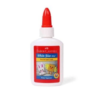 Faber Castell White Glue 40ml Queeze 220140