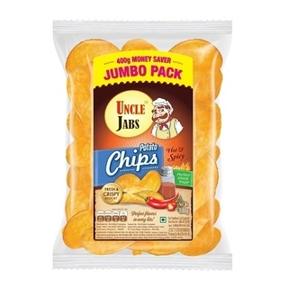 Uncle Jabs Potato Chips Hot & Spicy