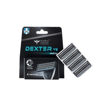 Bombay Shaving Company Defender V6 Razor Cartridges - Pack of 4