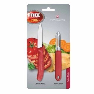 Victorinox Potato Peeler Serrated Edge Red 7.6077.1