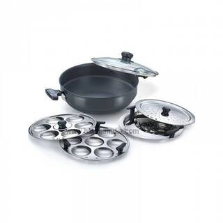 Prestige Hard Anodised Multi Kadai Glass Lid 30609