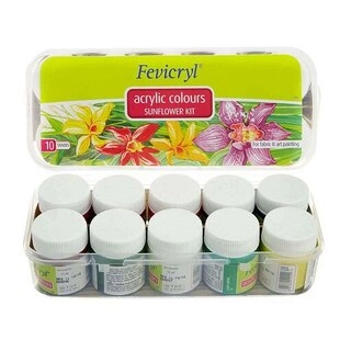 Fevicryl Acrylic Colours Sun Flower Kit 150ml