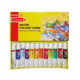 Camel Water Colour Tubes 12 Shades 3604502