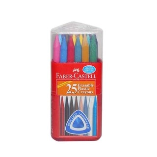Faber Castell Plastic Crayons Trl 25 110mm Ers 122825