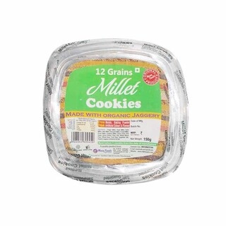 Healthy Millet Cookies With Organic Jaggary