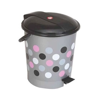 Ratan Plastic Pedal Bin Bon Bon Printed 12091P