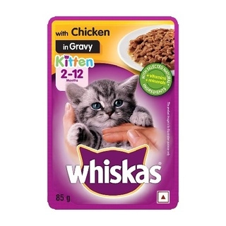 Whiskas Cat Food Chicken In Gravy Kitten