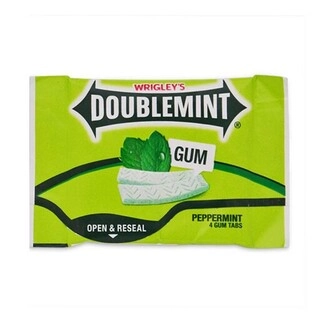 Wrigleys Chewing Gum Pepperrmint 4 Gum Tabs
