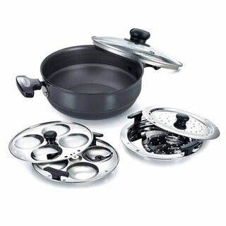 Prestige Hard Anodised Multi Kadai Glass Lid 30610
