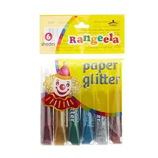 Rangeela Paper Glitter 6 Shades 30ml