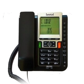 Beetel M71 Corded Landline Phone (Black)
