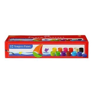 Faber Castell Tempera Paints 12 Shades 10ml 144112