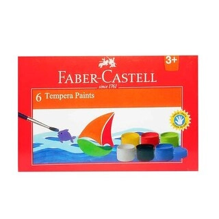 Faber Castell Tempera Paints 6 Shades 10ml 144106