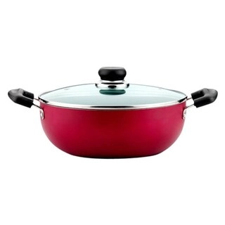 Vinod Non Stick Inducto Deep Kadai With Lid IZNKL 22cm